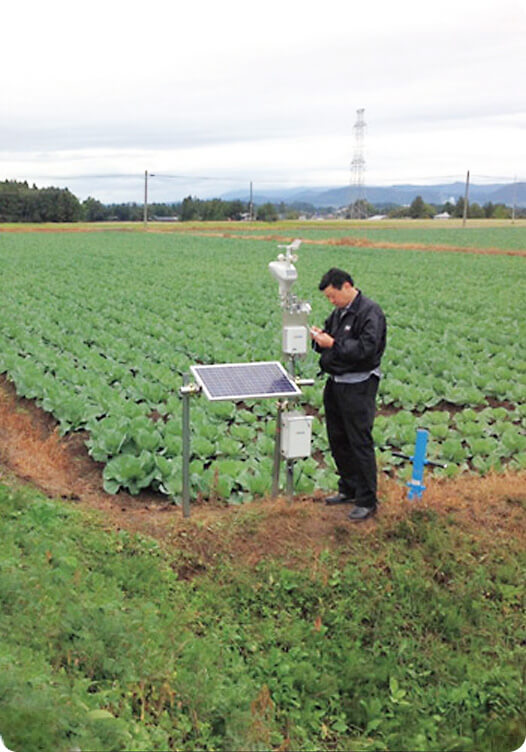 農業・一次産業で、みまわり伝書鳩の環境計測