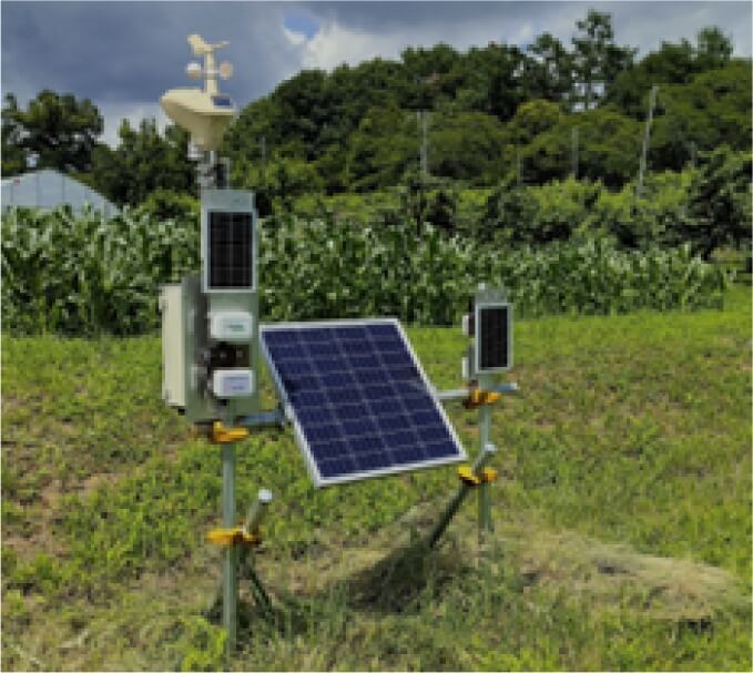 露地栽培の現場データ（気象データ・土壌データ・水質データ・・異常気象）の自動計測や観測・分析、スマート農業に、「みまわり伝書鳩」を利用いただいています